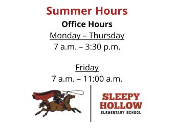 Summer Office Hours